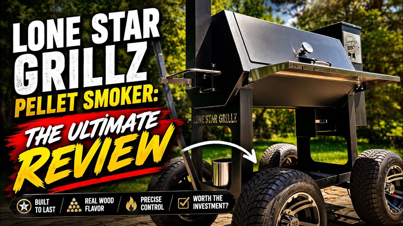 Коптильня Lone Star Grillz Pellet: полный обзор