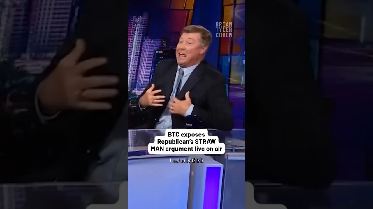 Brian Tyler Cohen Exposes The Straw Man Strategy 😳🎭 #Politics #Republicans #Media
