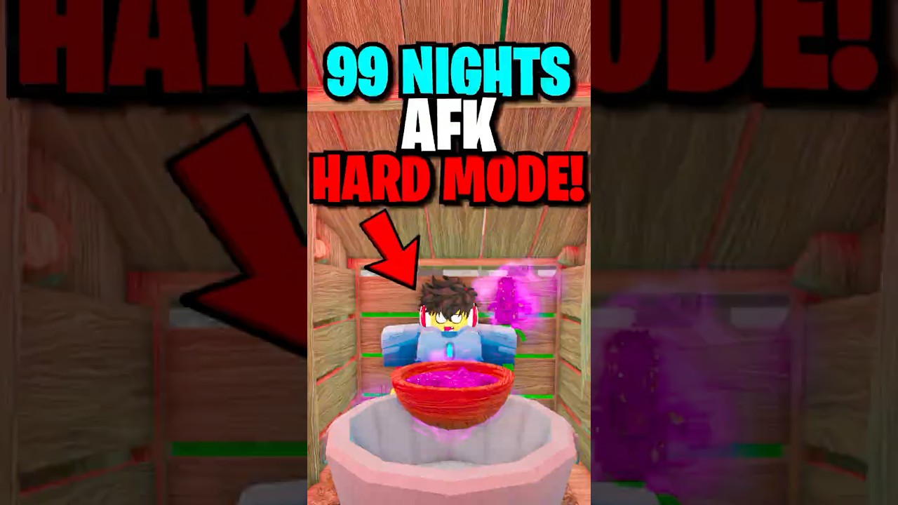 CAN YOU AFK 99 NIGHTS IN HARD MODE?? #99NIGHTSINTHEFOREST