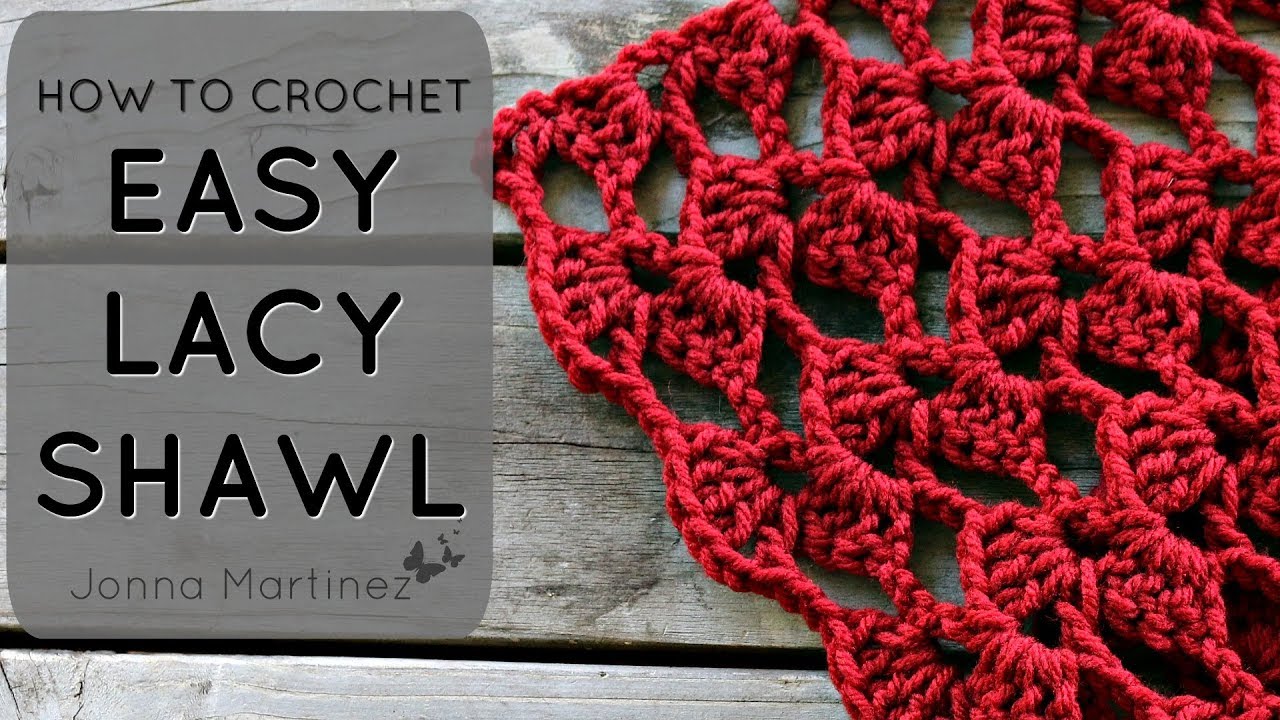 ❤️HOW TO CROCHET A ROMANTIC LACY SHAWL #crochettutorial #crochetshawl