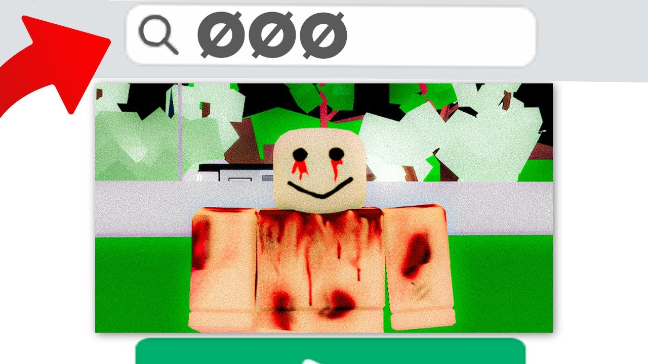 NON CERCARE MAI QUESTI GIOCHI SU ROBLOX!