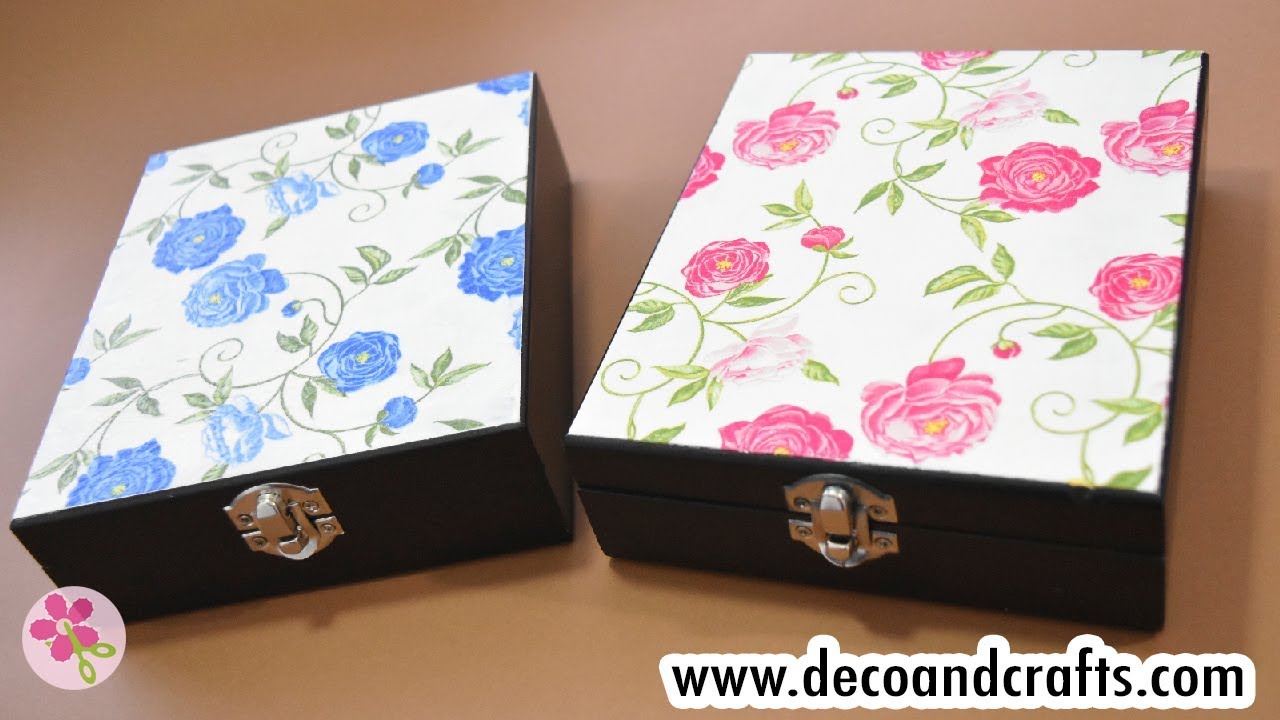 COMO REUTILIZAR CAJAS O ESTUCHES - DecoAndCrafts