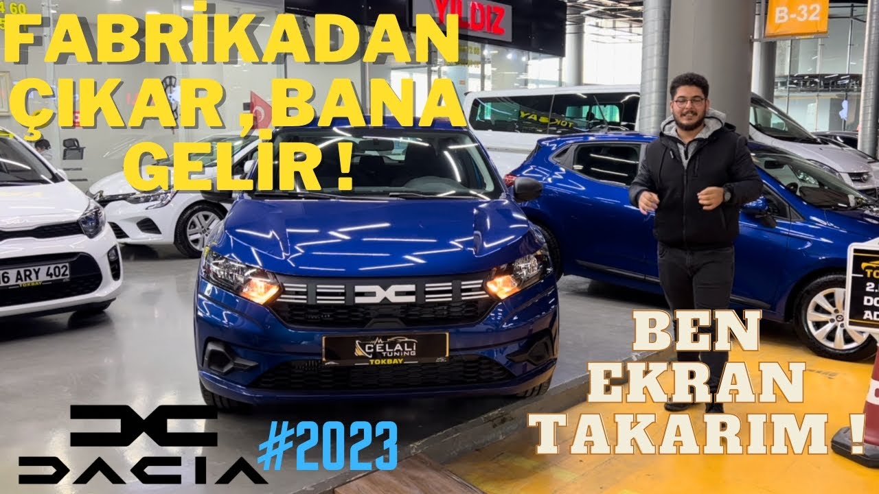 FABRİKADAN ÇIKAR BANA GELİR BEN EKRAN TAKARIM!!#2023dacia