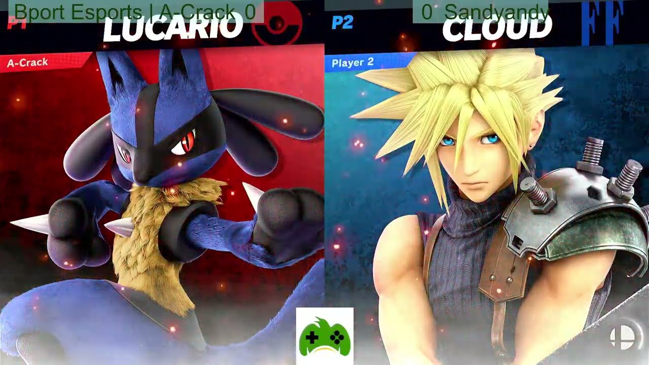Smash Ultimate: BportEsports | A-Crack (Lucario) vs. SandyAndy (Cloud)