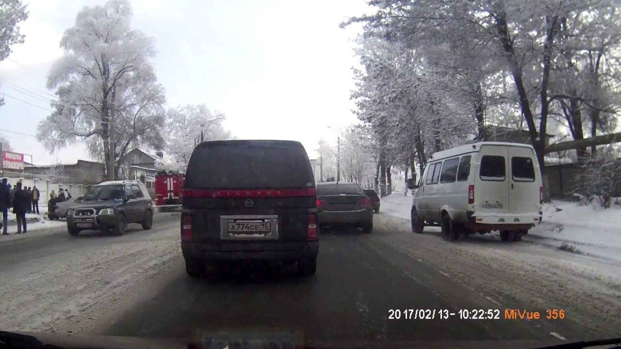 дтп во владикавказе ул. пожарского 13 02 2017