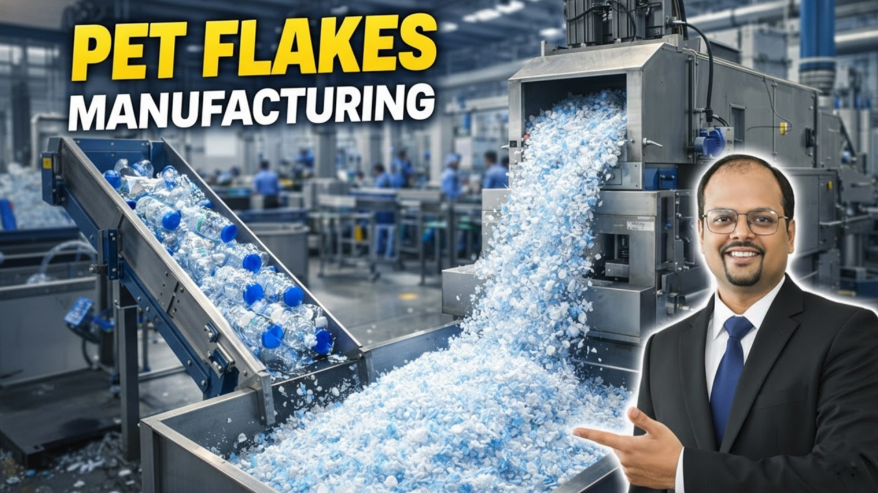 PET Flakes Manufacturing Process | Plastic Bottle Recycling Explained