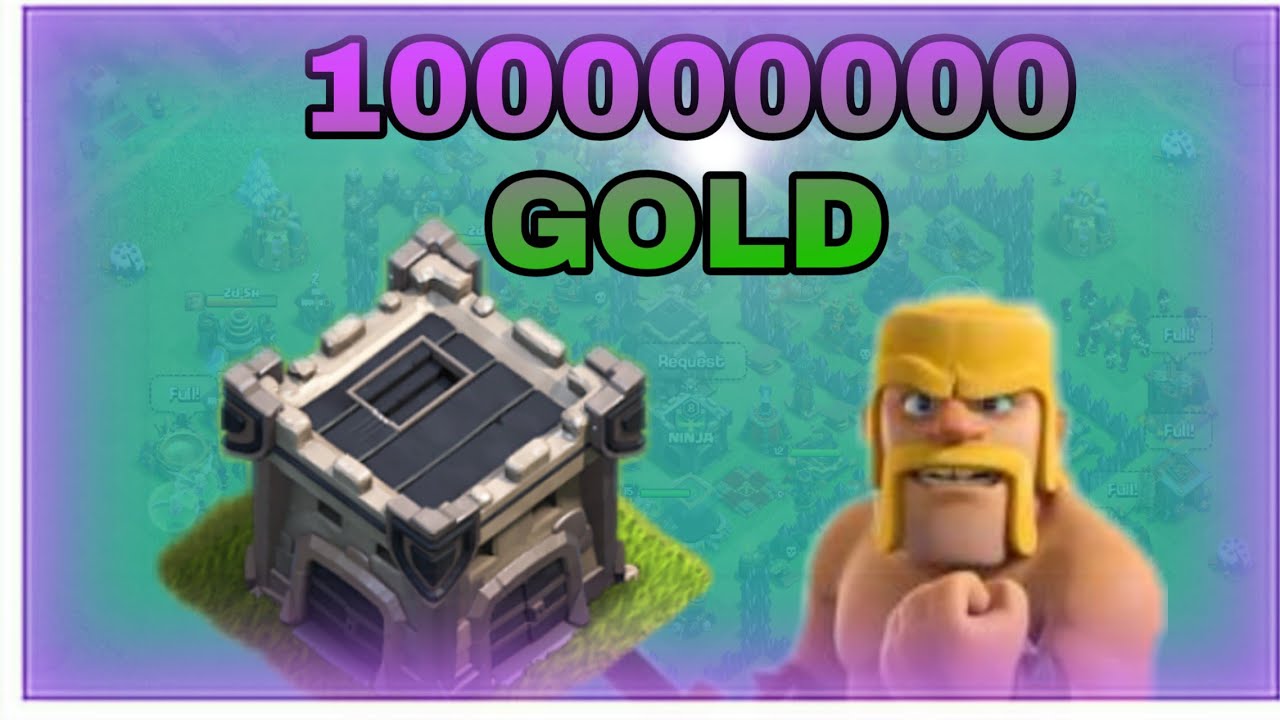 Let's collect Achievement 100000000 Gold from the Treasury /Clash of Clans/ in Hindi