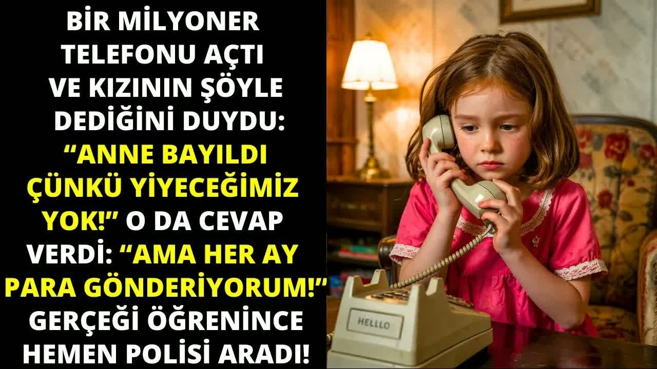 ＂MİLYONER TELEFONUNU AÇAR VE KIZININ ‘ANNEM BAYILDI ÇÜNKÜ YEMEĞİMİZ YOK!’ DEDİĞİNİ DUYAR＂
