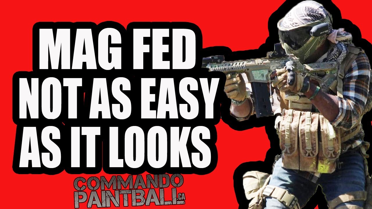 MAG FED PAINTBALL AIN'T EASY AT COMMANDO