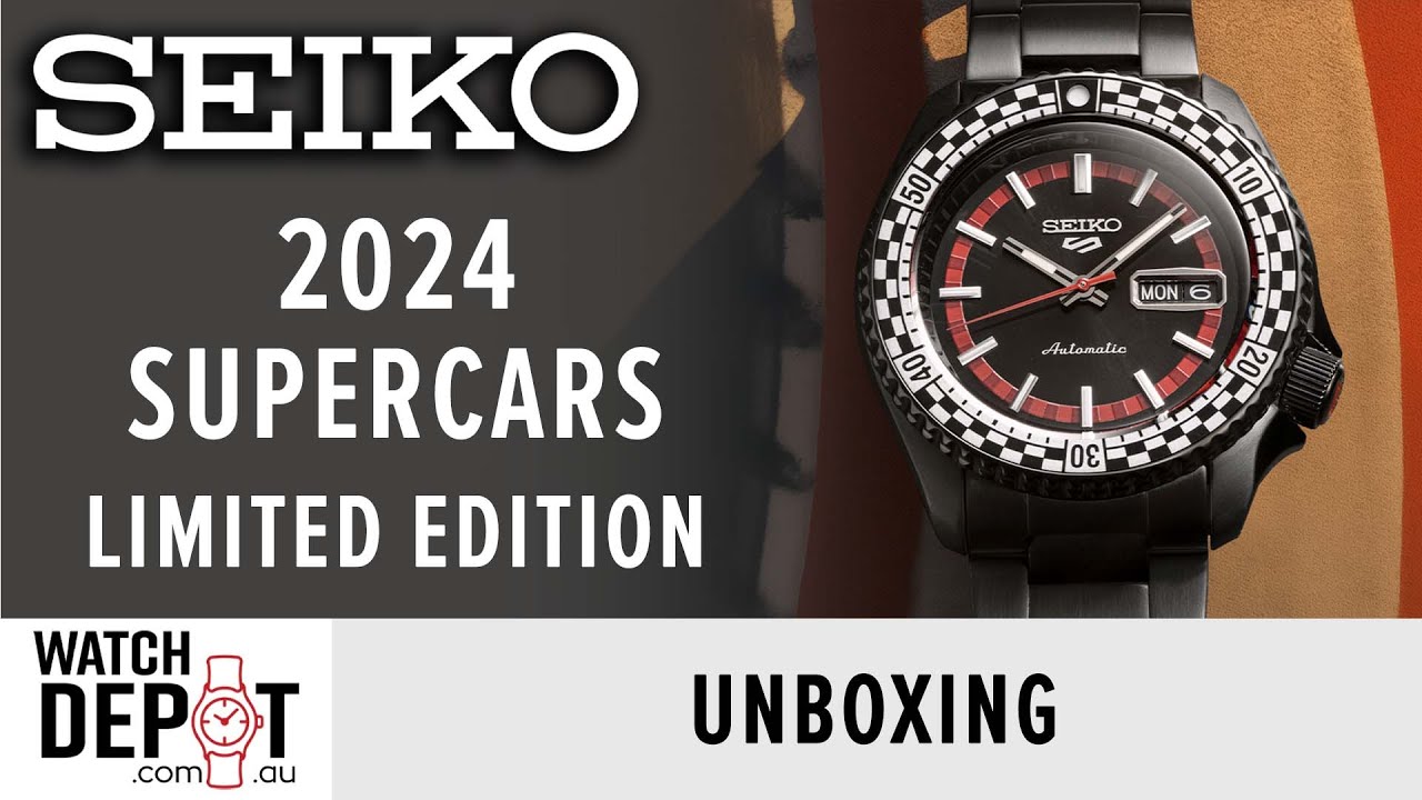 2024 Seiko 5 Supercars Limited Edition Box Set | Unboxing & Review