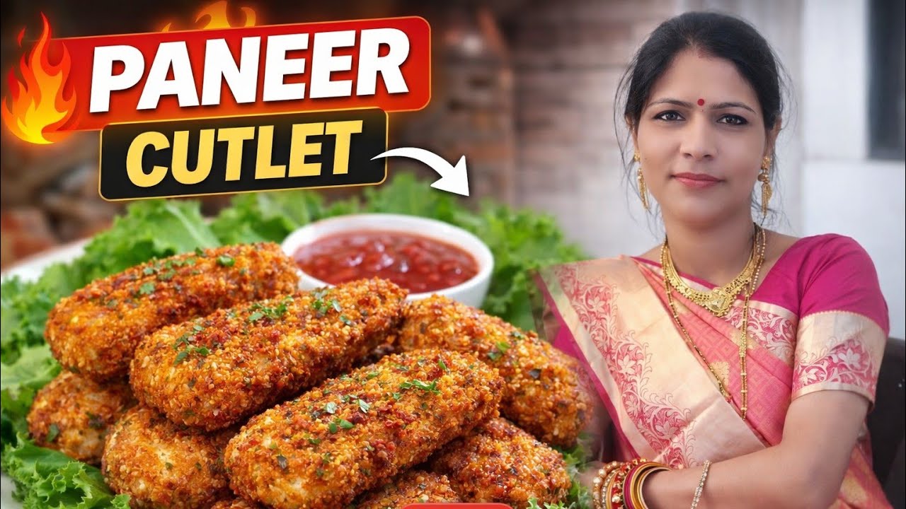 बच्चों की मनपसंद पनीर कटलेट #trending #food #cooking #lunchbox #recipe #paneercutlet #viral🔥🔥