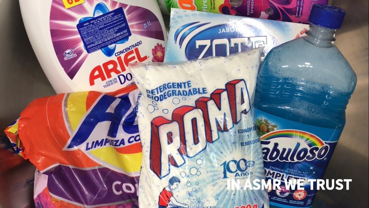 Mexican Roma Laundry Powder, Fresh Blast Fabuloso Complete, Zote Flakes, Ariel Downy Detergent +more