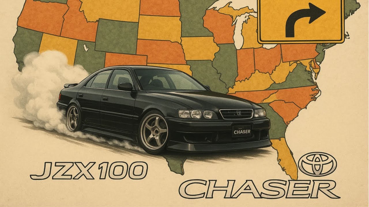 I Drove Across the USA in a JDM Legend! 🇯🇵 | Toyota Chaser JZX100 Tourer V Road Trip