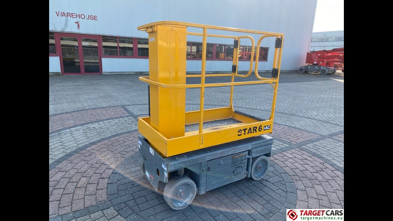 782092 HAULOTTE STAR 6 VERTICAL MAST AERIAL WORK LIFT PLATFORM ELECTRIC 2016 580CM ME115352 212HRS
