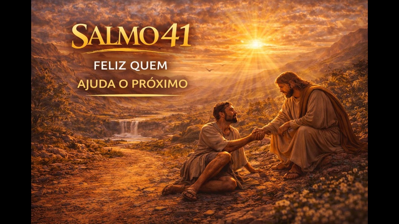 🌿 Salmo 41 — Feliz Quem Ajuda o Próximo | Oração de Caridade e Bênção