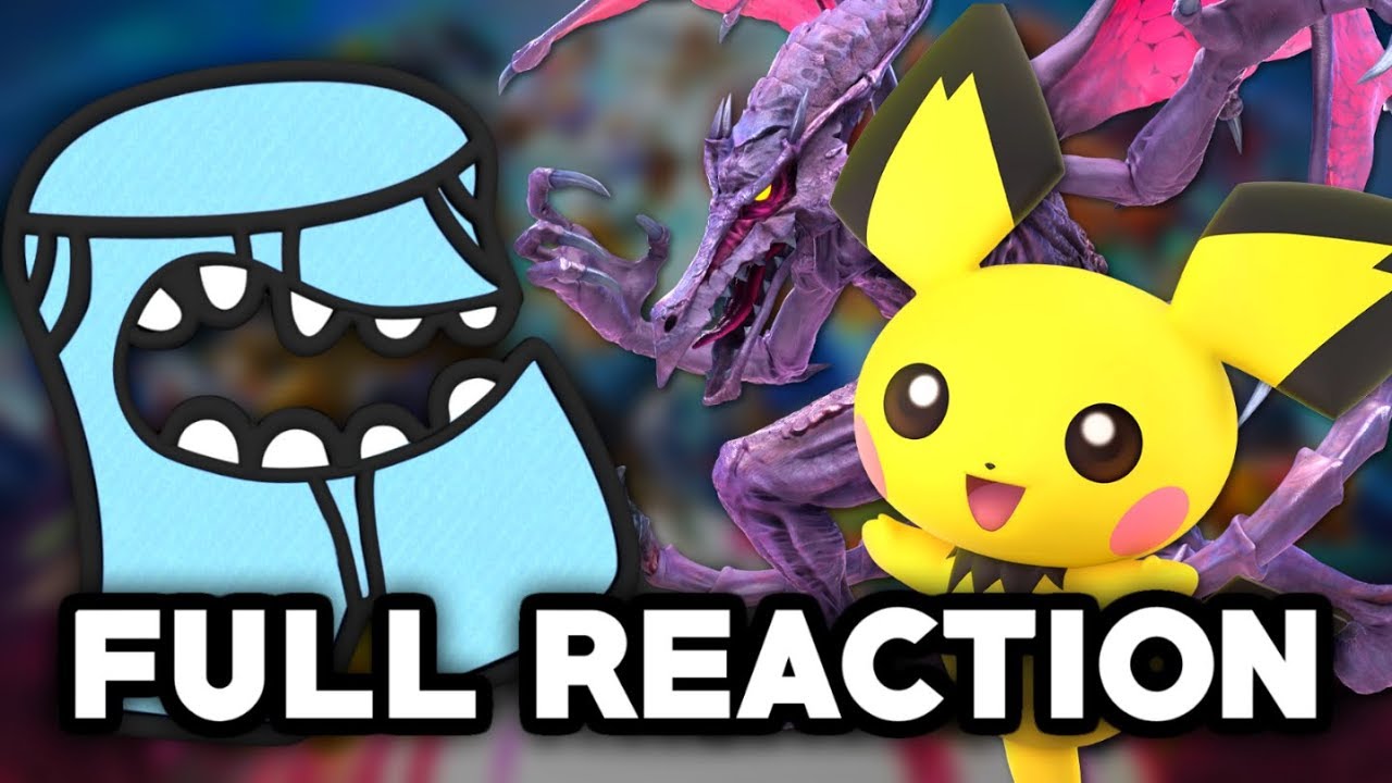 SMASH BROS. ULTIMATE AT E3 REACTION! - Funny Pichu and Ridley SCREAM