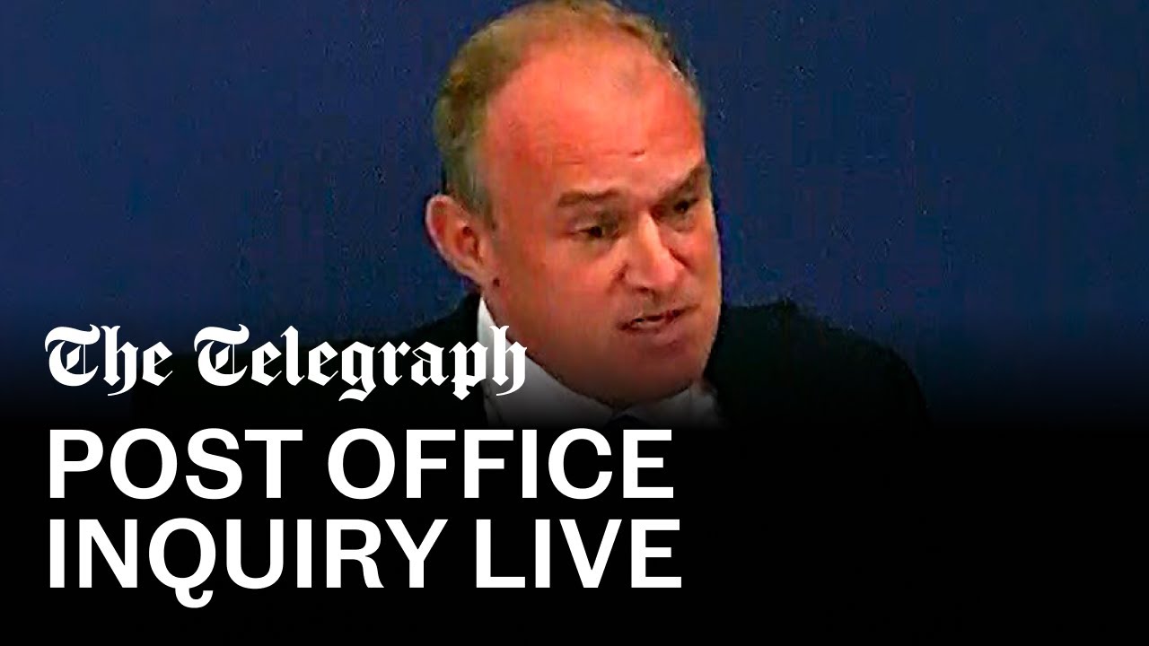 Post Office Inquiry: Ed Davey gives evidence at Horizon inquiry