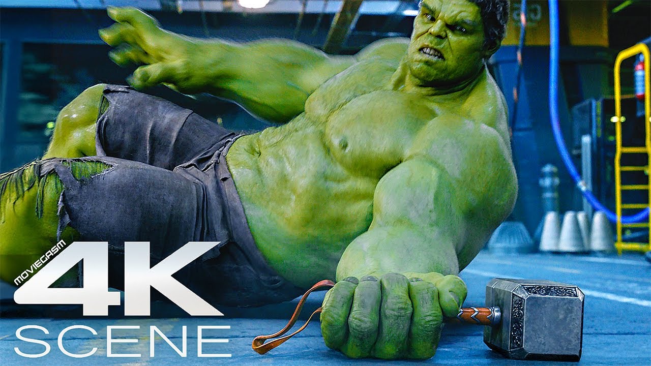 Hulk Vs Thor (Blu-ray Ultra 4K) Fight Scene - The Avengers Movie Clip