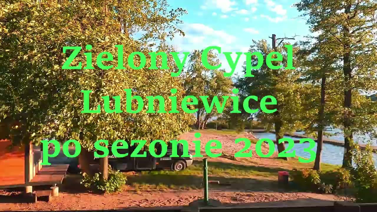 Lubniewice , Zielony Cypel, spacer po sezonie 2023