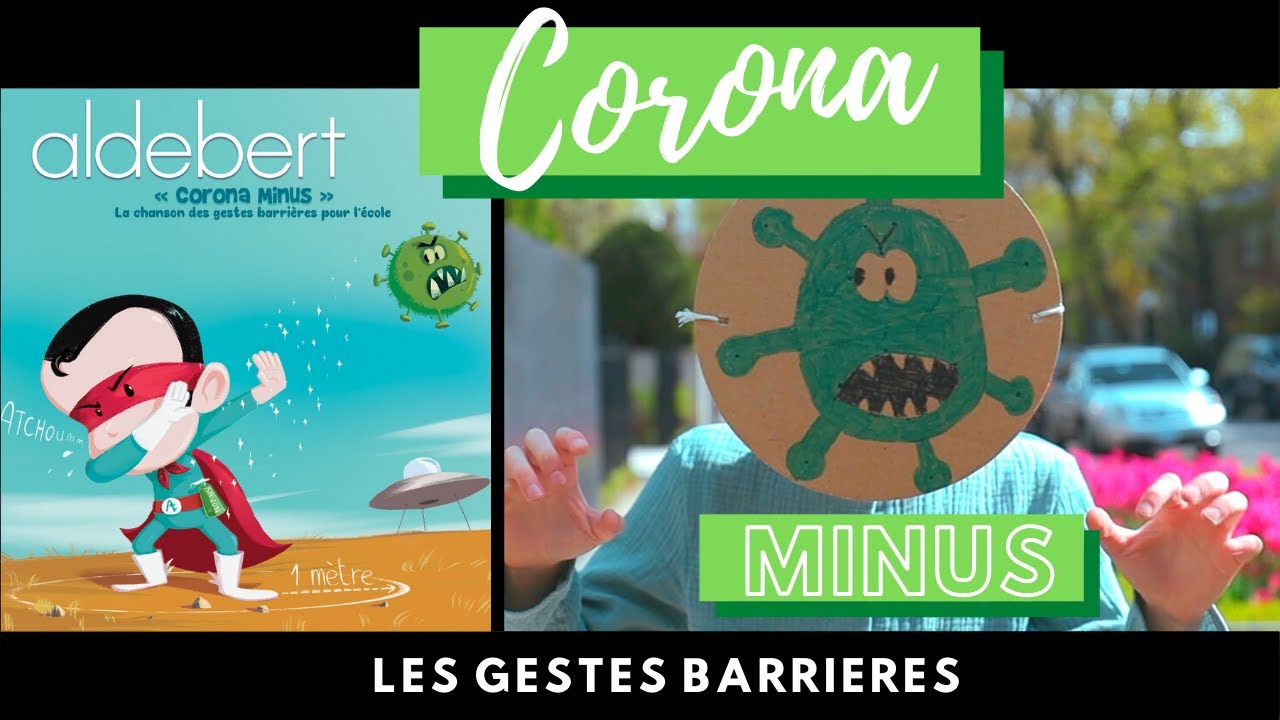 ALDEBERT - CORONA MINUS - La chanson des gestes barrières