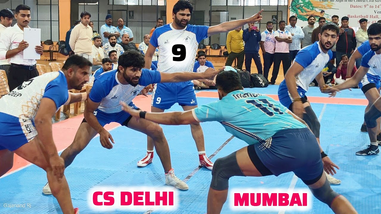 Quarter Final Delhi vs Mumbai all india civil services kabaddi tournament Chandigarh 2026