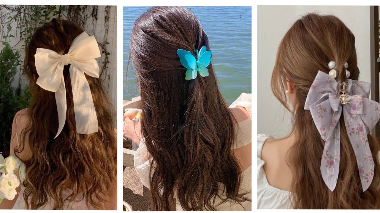 Latest Hair Accessories✨ 🦋#video #hairstyle #hairaccessories #korean #affordable #hairstyling #cute