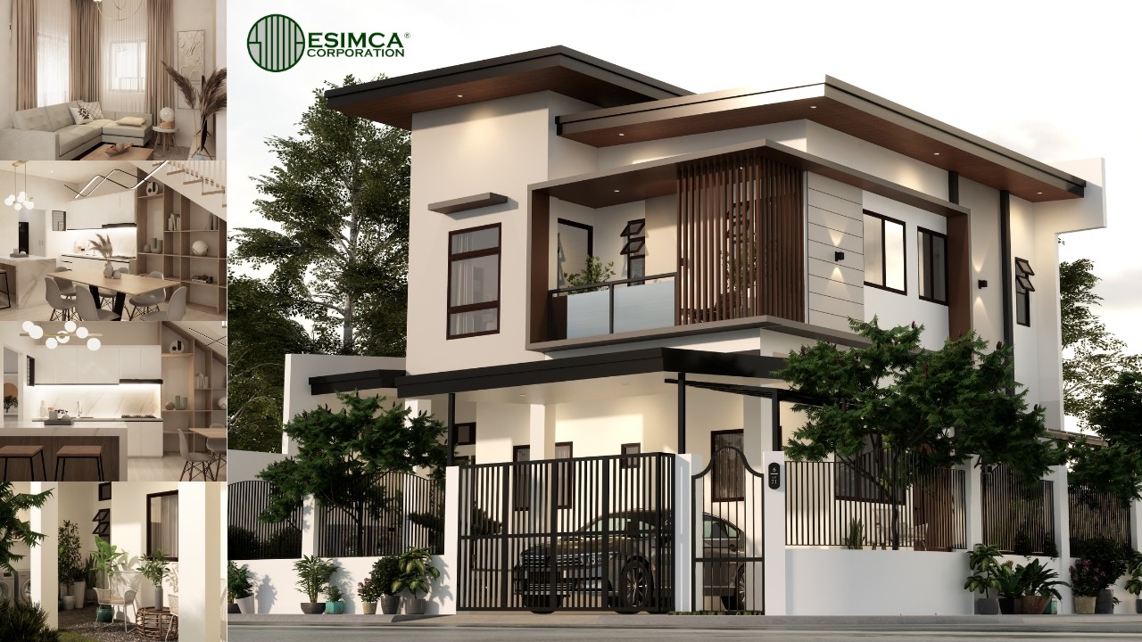TWO STOREY FIVE BEDROOM RESIDENCE - (D.J RESIDENCE) NOVALICHES QUEZON CITY - ESIMCA