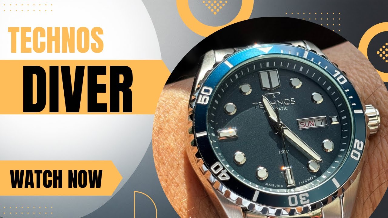 Technos Diver Automático! Vale a pena? Review completo.