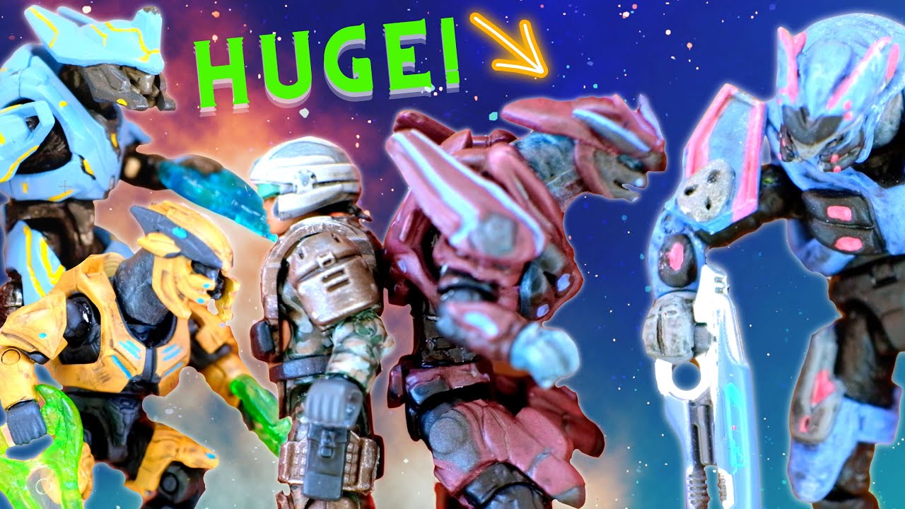 WORT WORT WORT! Custom Halo Mega Construx Elite INVASION!