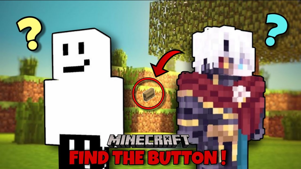 FIND THE BUTTON ESCAPE THE ROOM IN MINECRAFT !