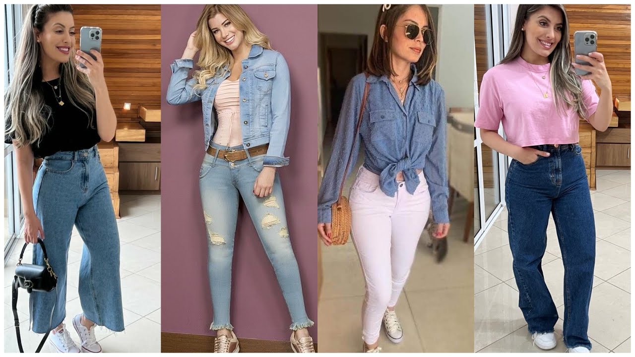 COMBINACI&Oacute;NES de ROPA CASUAL para MUJER MODERNA 2023 OUTFITS SENCILLOS Y MODERNOS MODA MUJER 2023