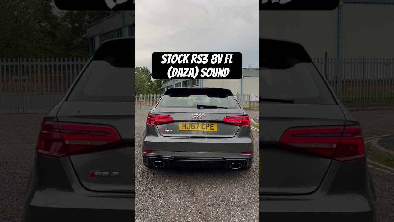 AUDI RS3 *DAZA* EXHAUST STOCK SOUND