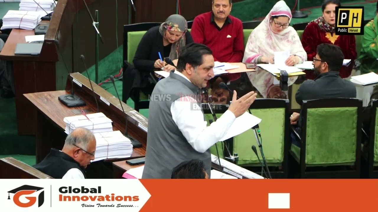 #watch: MLA Sajad Lone Slams Budget; Calls Outsourcing a Disaster