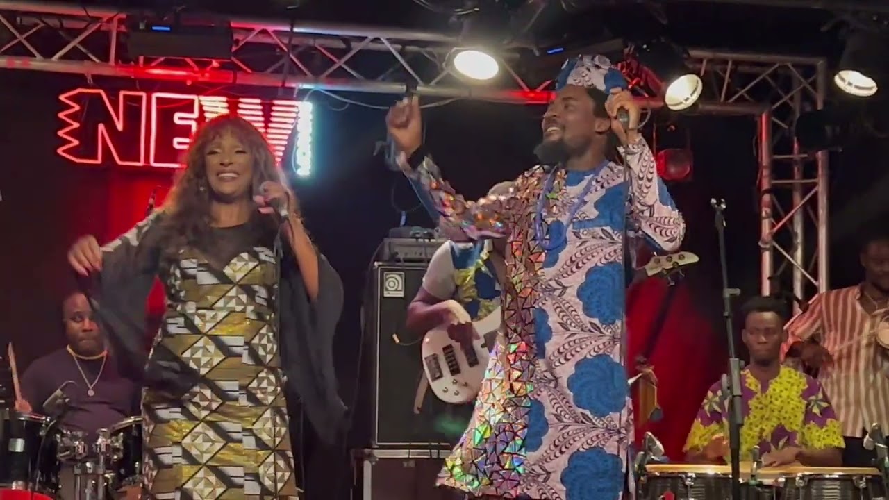 JAH BABA au NEW MORNING A PARIS  en Duo avec SANDY KEALE sur 