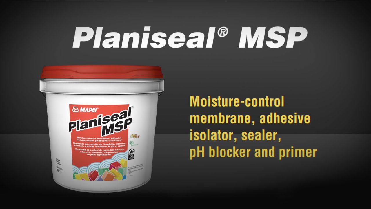 Planiseal® MSP moisture-control membrane and primer