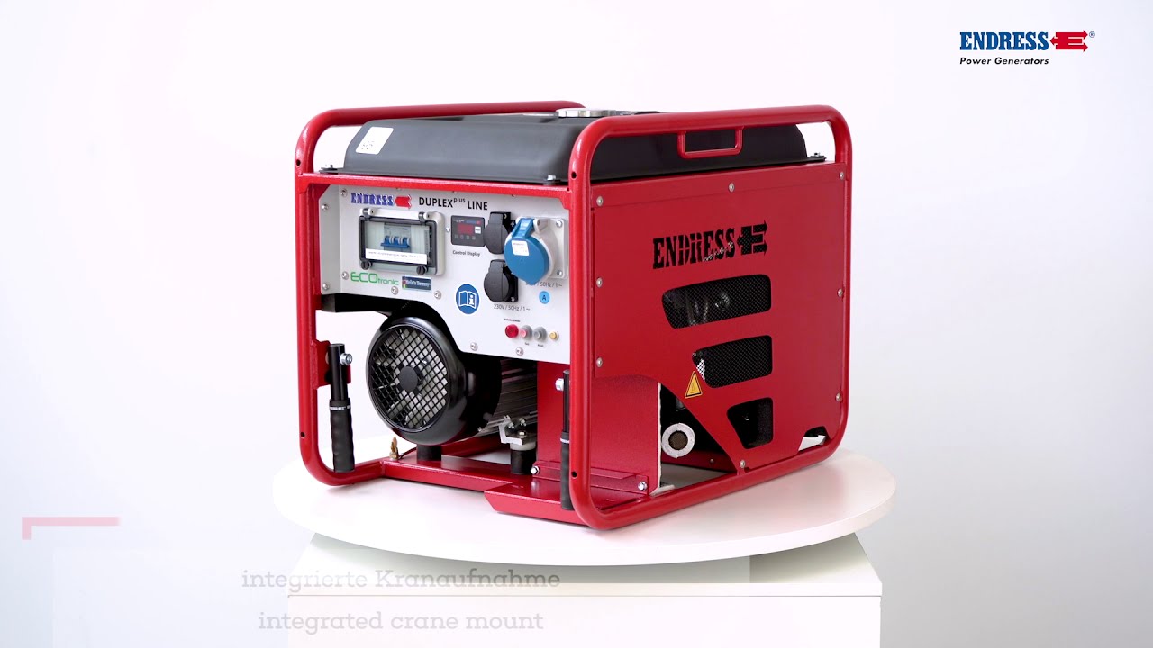 ENDRESS 360° DUPLEXplus Line Stromerzeuger 4 - 6 kVA