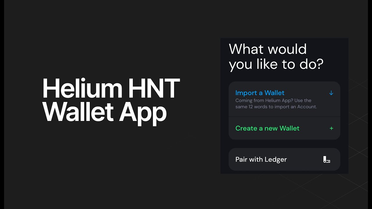 Helium HNT Wallet App