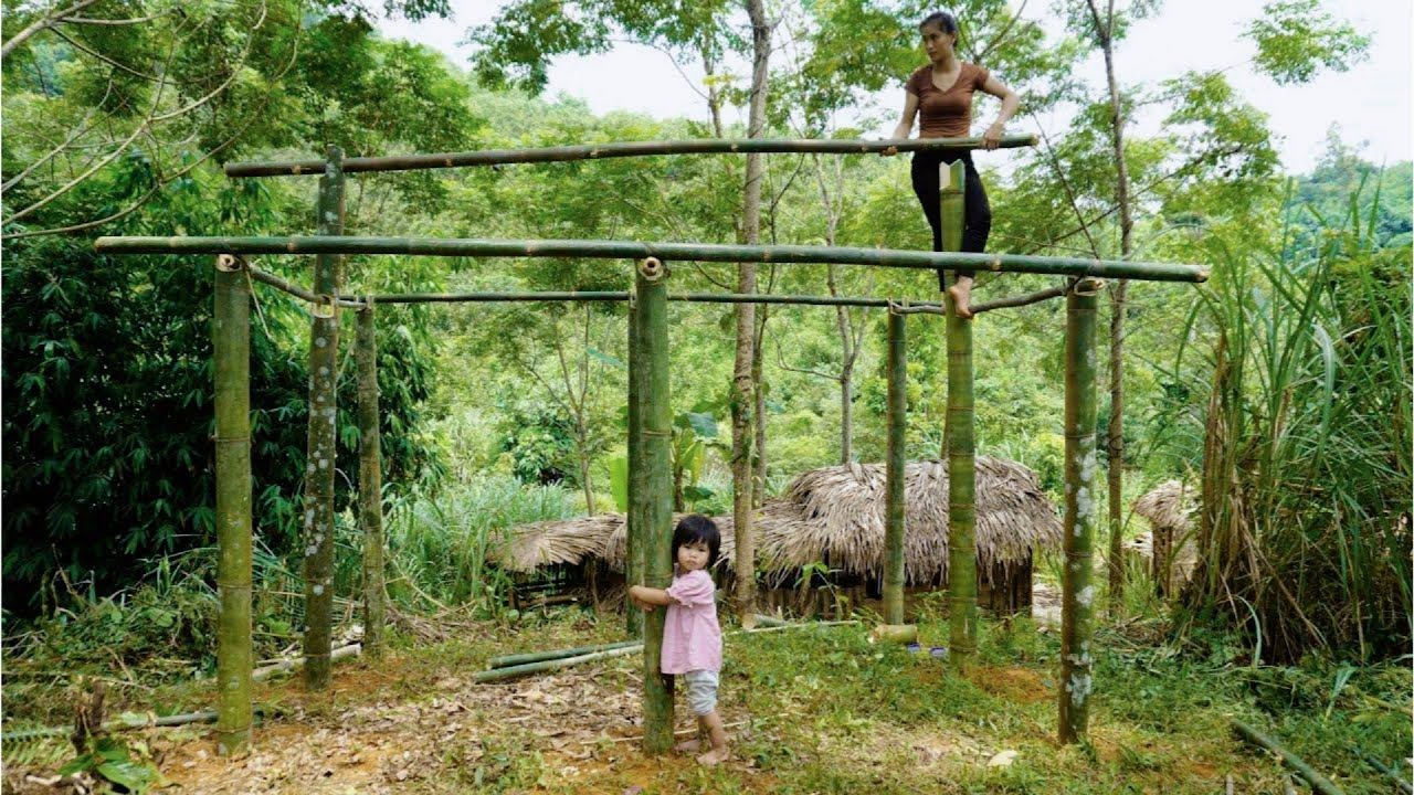 Full Video: 655 Days of Being Evicted - A Single Mother's Journey to Build a New Bamboo House Alone