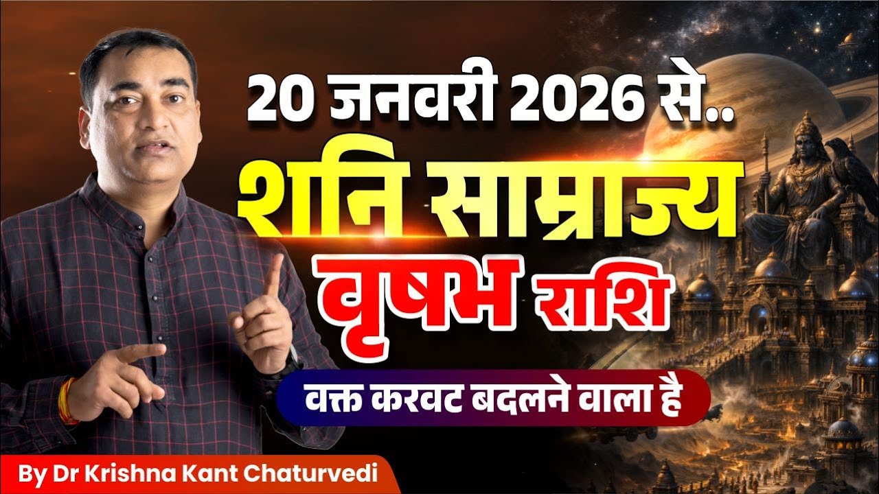 20 जनवरी 2026 से &ndash; वृषभ (Vrushabh) Taurus राशि का भाग्य बदलेगा | शनि का महत्वपूर्ण नक्षत्र परिवर्तन