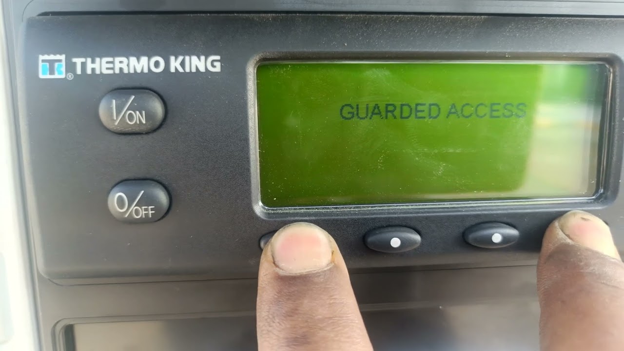 THERMOKING SERVICE DUE RESET . WITH IN 2 MINUTES .
