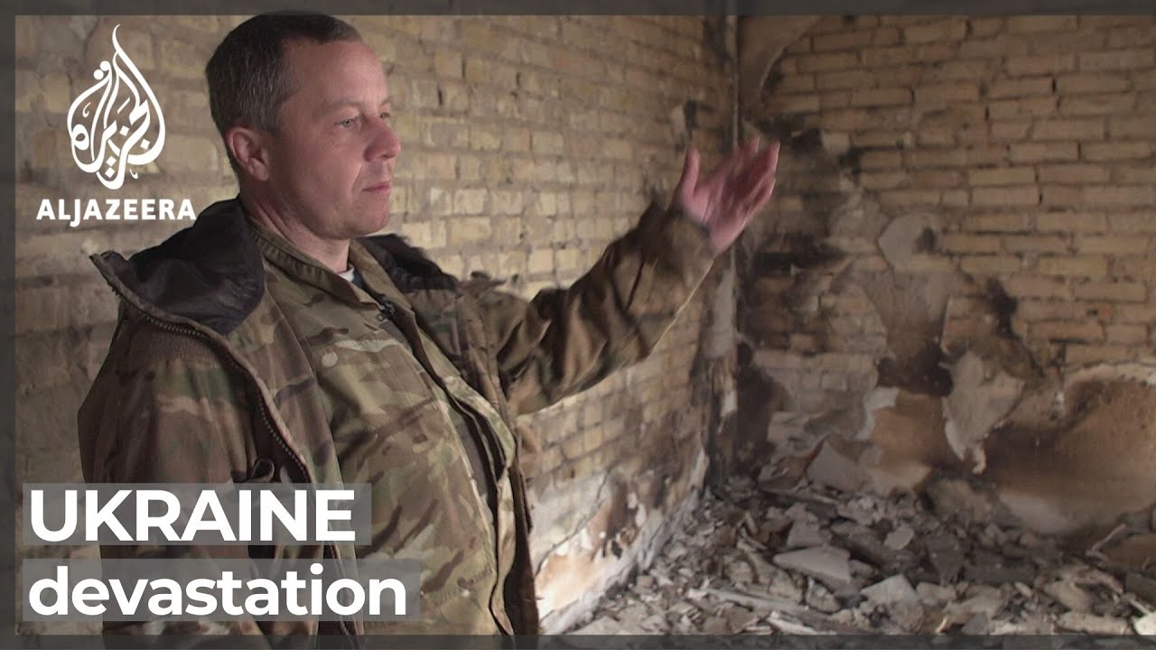 Ukrainians return home to widespread destruction