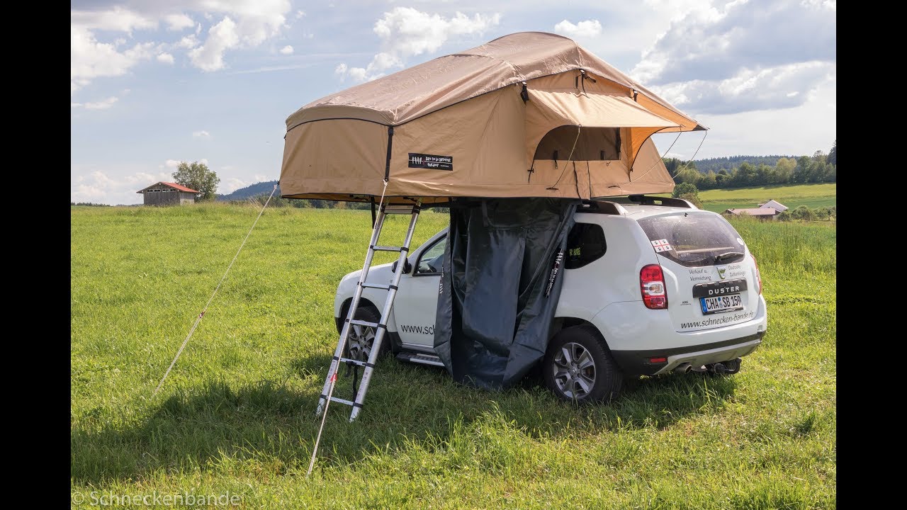 Detailierter Aufbau Dachzelt DTBD 140 L - Schneckenbande