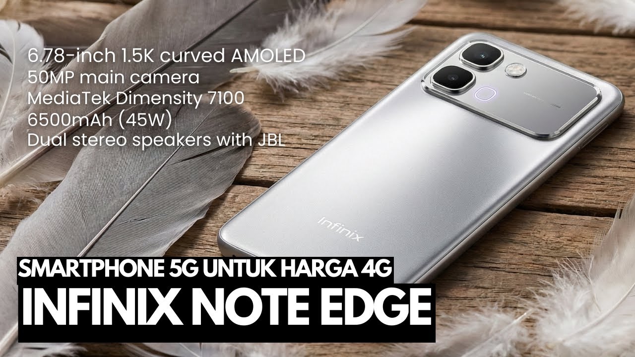 Bateri Gergasi, Body Nipis! Infinix NOTE Edge 5G Memang Padu! 🔋⚡