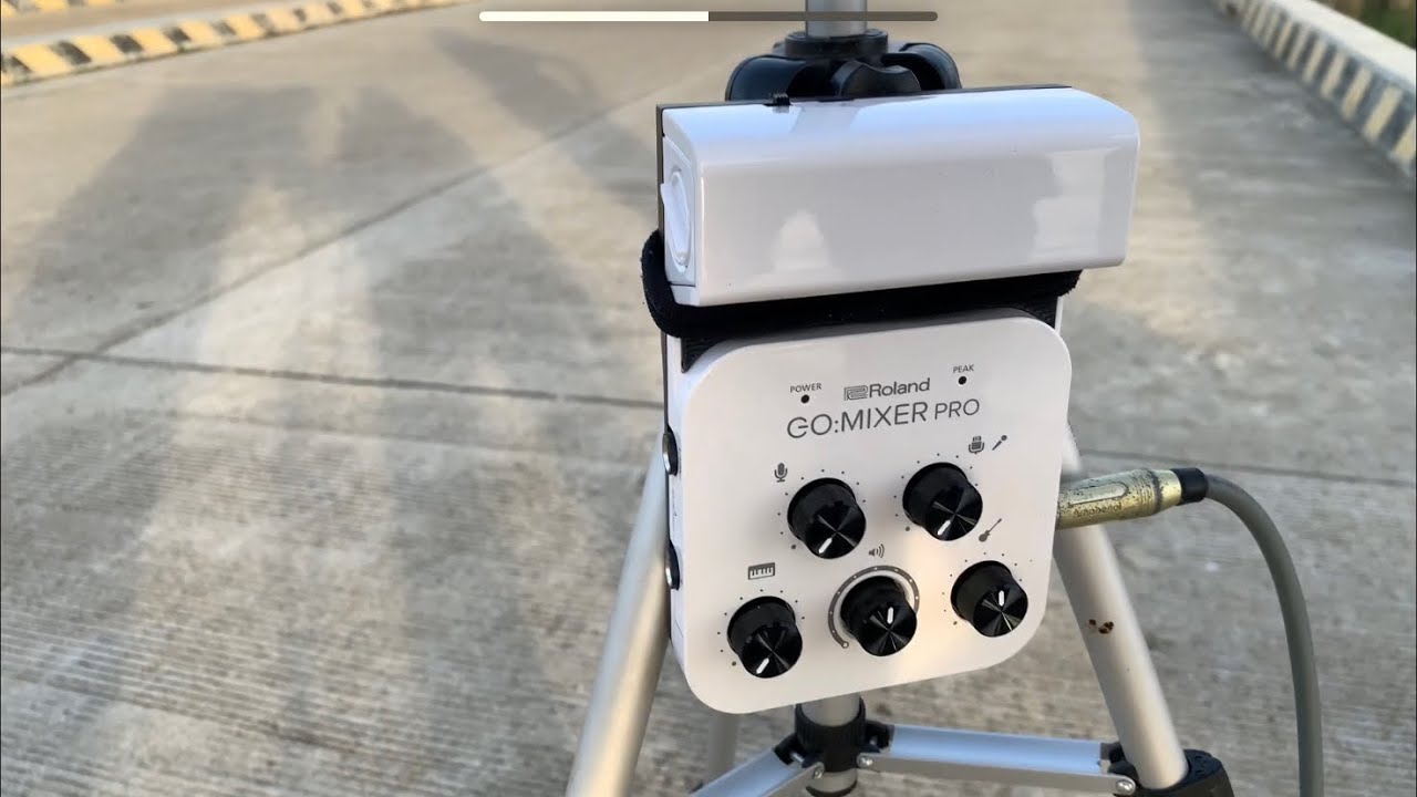First out door cover using Roland Go Mixer Pro !