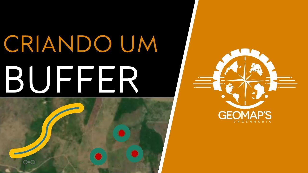 Gerando BUFFER | Área de Influência (APP, ADA, AID, AII)