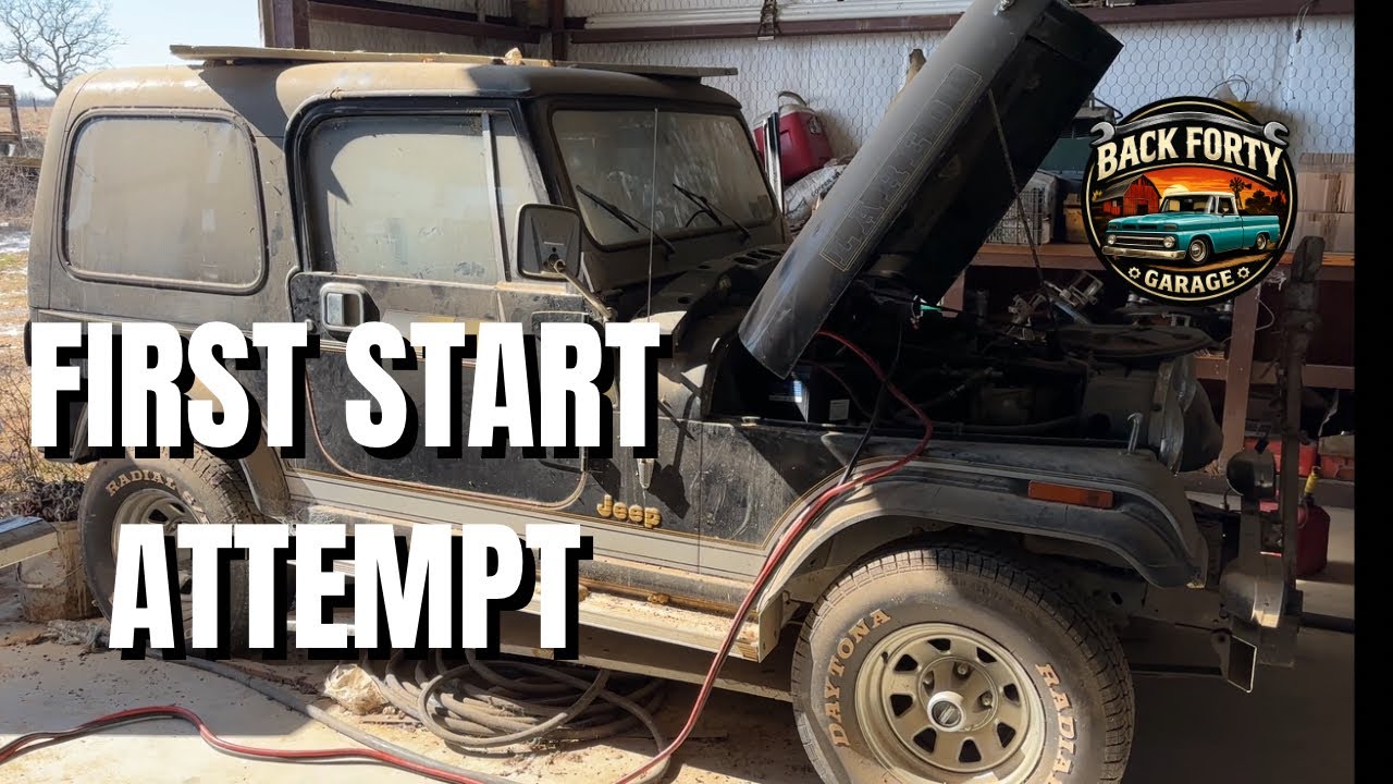 First Start Attempt on a 1982 Jeep Laredo