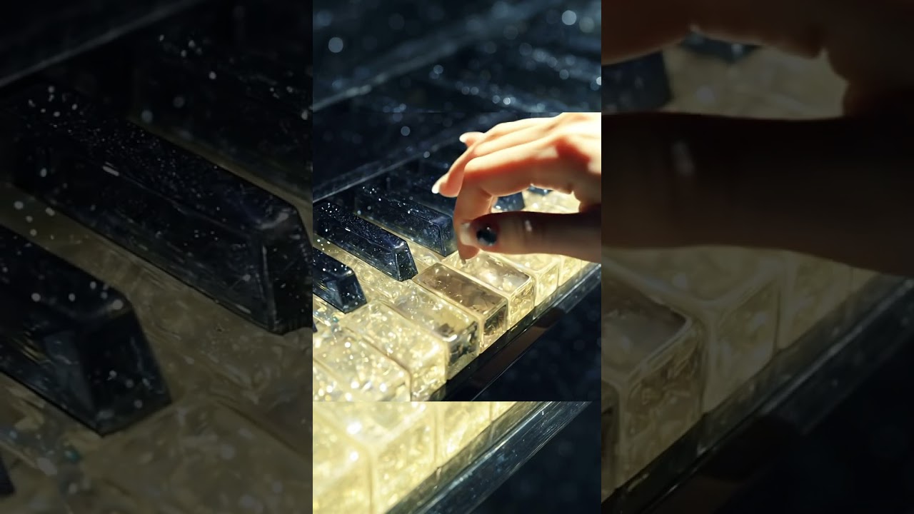 Moonlight Glass Piano 🎹🌙 | ASMR Sounds
