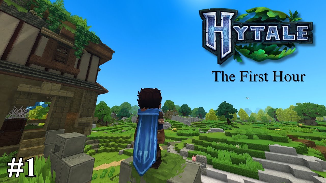Hytale First Hour Gameplay! New Survival Building Action RPG - Early Access First Look