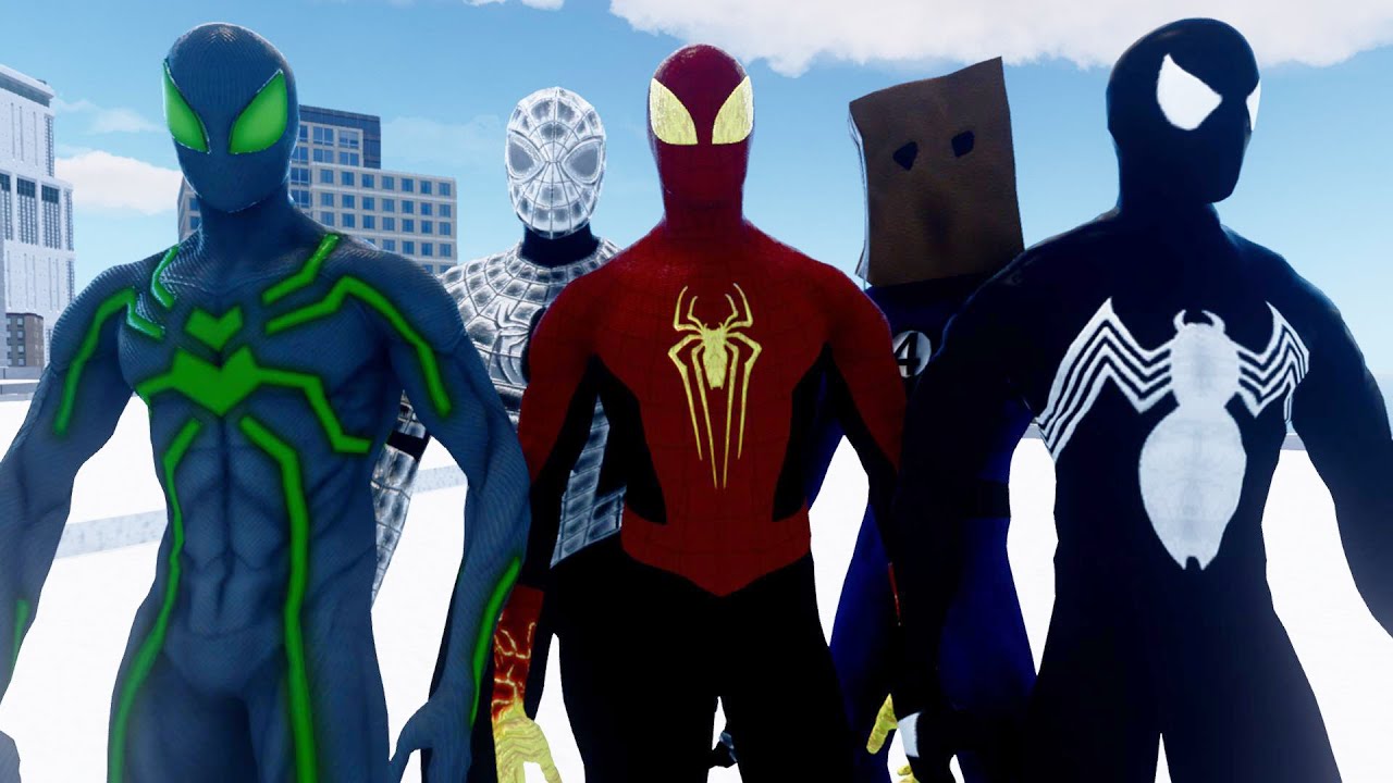 ALL SPIDER-MAN SUITS PART 3
