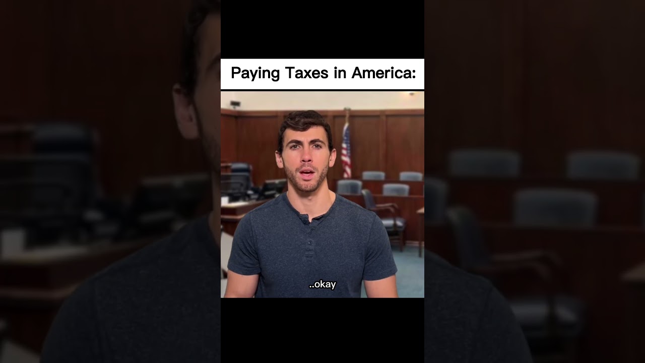 Paying Taxes in America #comedy #shorts
